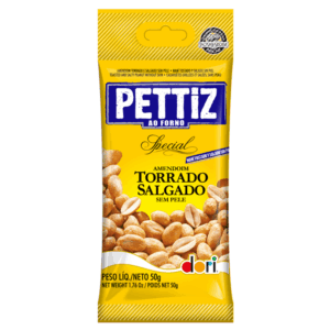Amendoim Pettiz Torrado Sem Pele - 50g