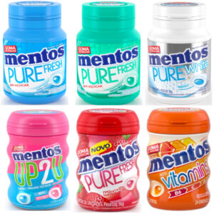 Mentos Garrafa - Sabores Diversos 56g